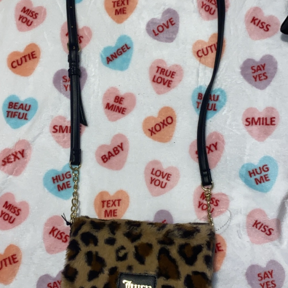 Juicy Couture Leopard Print Crossbody Bag